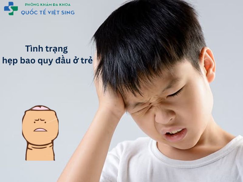 Tình trạng hẹp bao quy đầu ở trẻ
