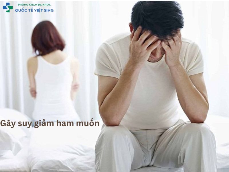 Viêm bao quy đầu gây suy giảm ham muốn